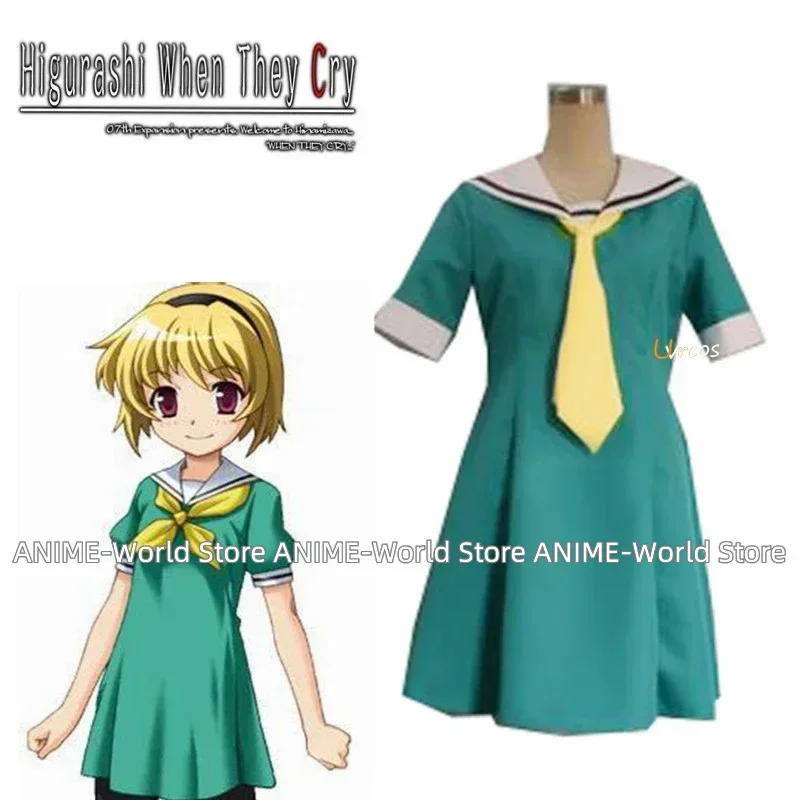 2021 аниме хигураси когда они плачут Ходжо Сато милая Матросская Униформа на заказ