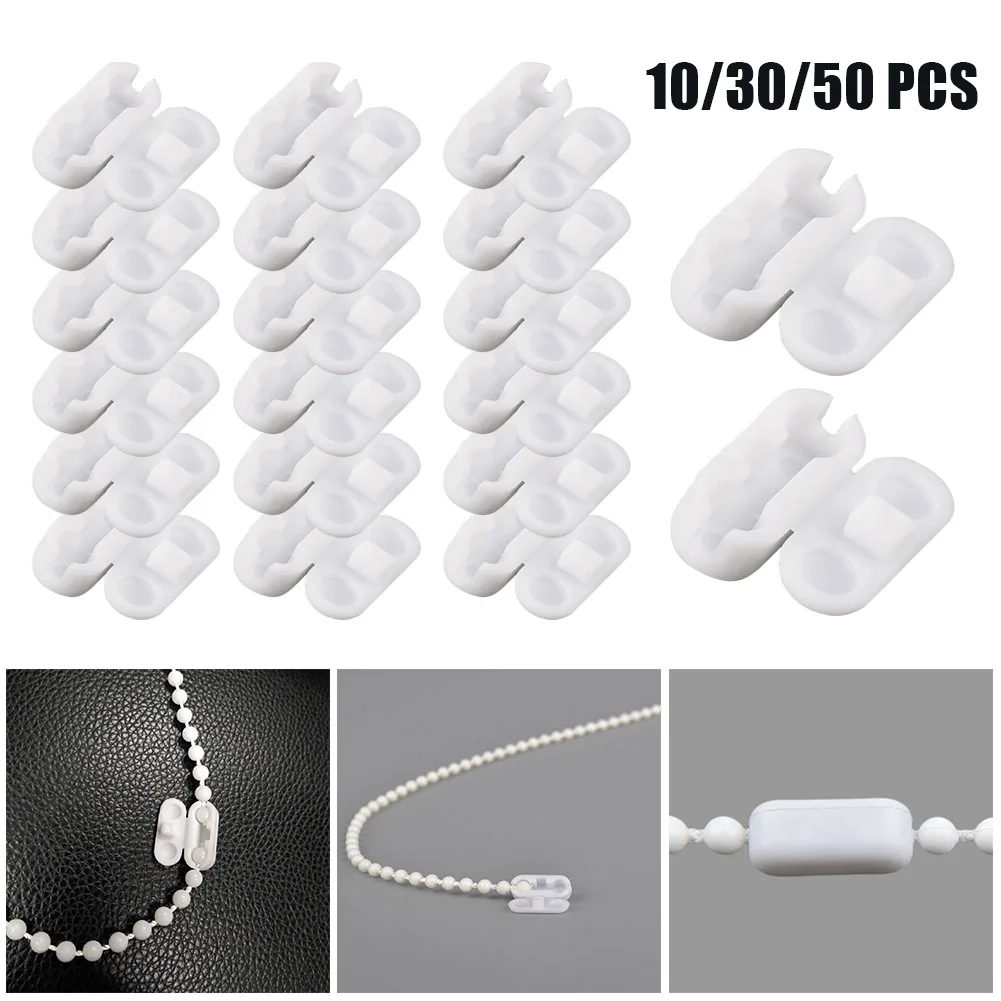 

Curtain Decorative Accessories Blind Pull Cord Connector Clips For Home Room Plastic Chain Roller Roman Vertical Roller Vertical