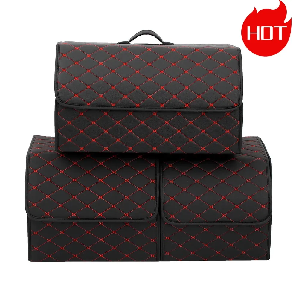 

Car Organizer Waterproof Portable Large Capacity Car Storage Organizer Folding Folding With Lid Portable Car Storage Bag