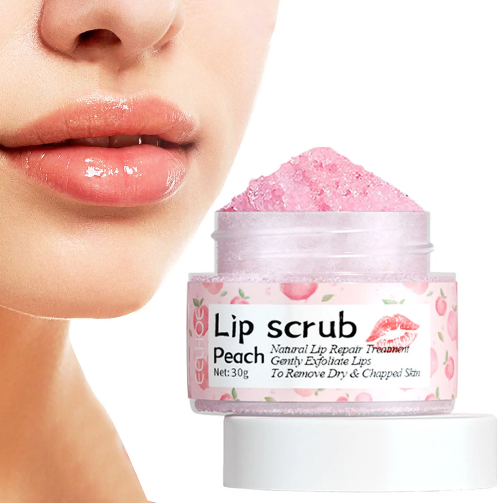 

Lip Scrub Balm Or Women Gentle Lip Scrubs For Chapped Lips Dead Skin Lip Lines Lip Balm Scrub For Chapped Cracked Dull Lips