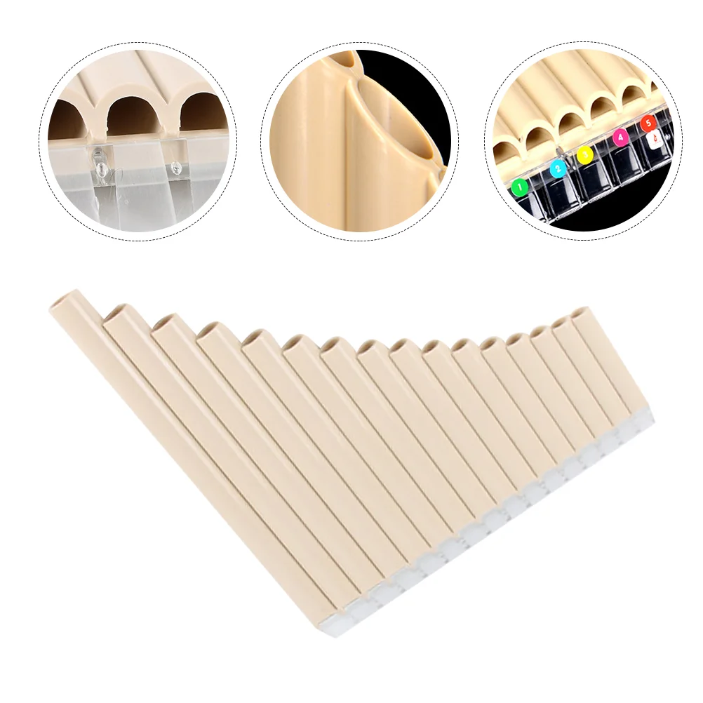 

Panpipe Pan Flute 18 Pipe Musical Instrument C Key Beginners