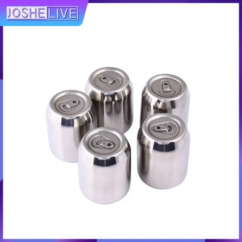 

340 Stainless Steel Can Whiskey Stones Bar Frozen Tartar Whiskey Ice Grain Bar Accessories 25x33mm Christmas Ice Cubes