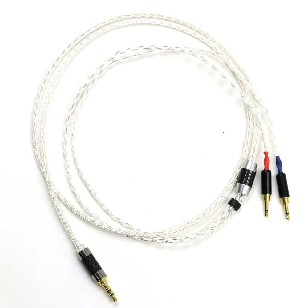 HiFi Silver Comet Высококачественный тайваньский кабель для обновления наушников 7N Litz OCC