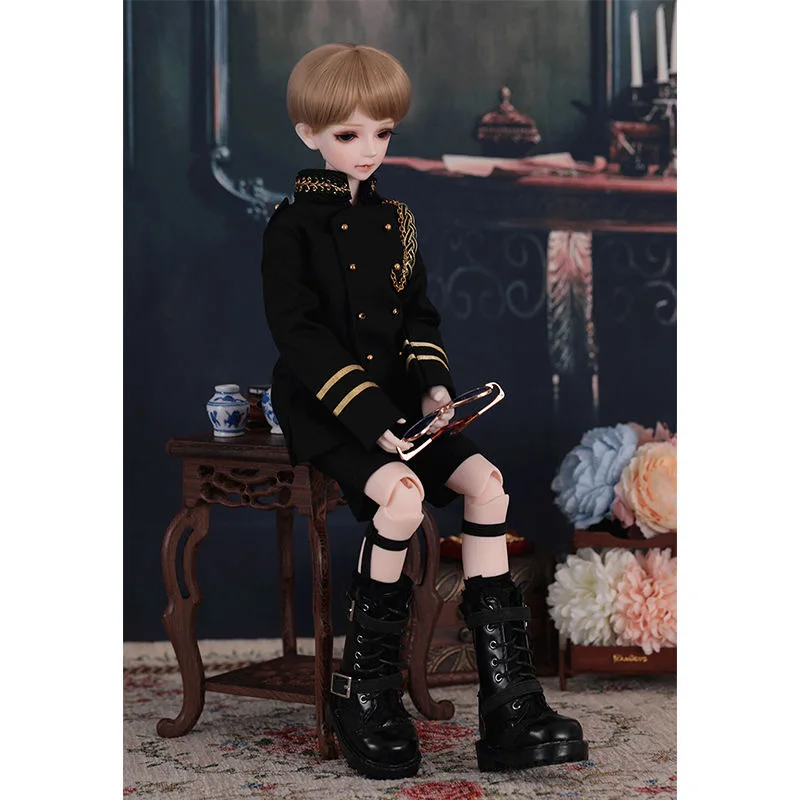 Одежда для куклы 1/3 BJD мужское черное пальто 1/4 1/6 модная одежда бесплатная