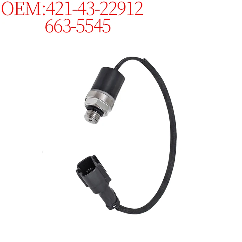 

Запчасти для экскаваторов Аксессуары для погрузчиков 663-5545 421-43-22912 6635545 4214322912 Датчик давления для Komatsu WA380 PC200-8, новый