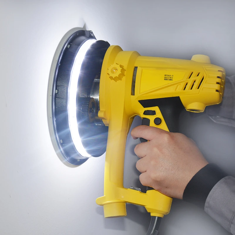 

Drywall Sander Commercial Electric Adjustable Variable Speed Sanding Pad with LED Light and Collection Bag