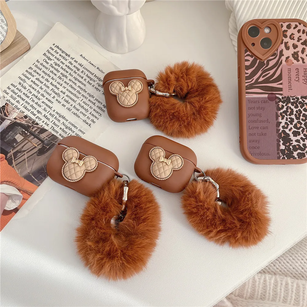 

Luxury Exquisite Earphone Case for Air pods1 2 Protect Anti-fall earset Cover for Airpods 3 pro bags pendant Women girl Gift