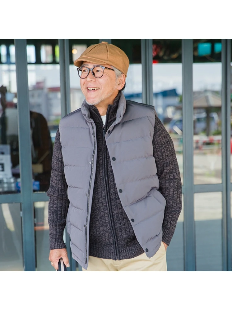 Dad Autumn clothes Sweater Middle-Aged Look Younger Men's Clothing Outerwear Grandpa Knitted Cotton Knitwear Spri...