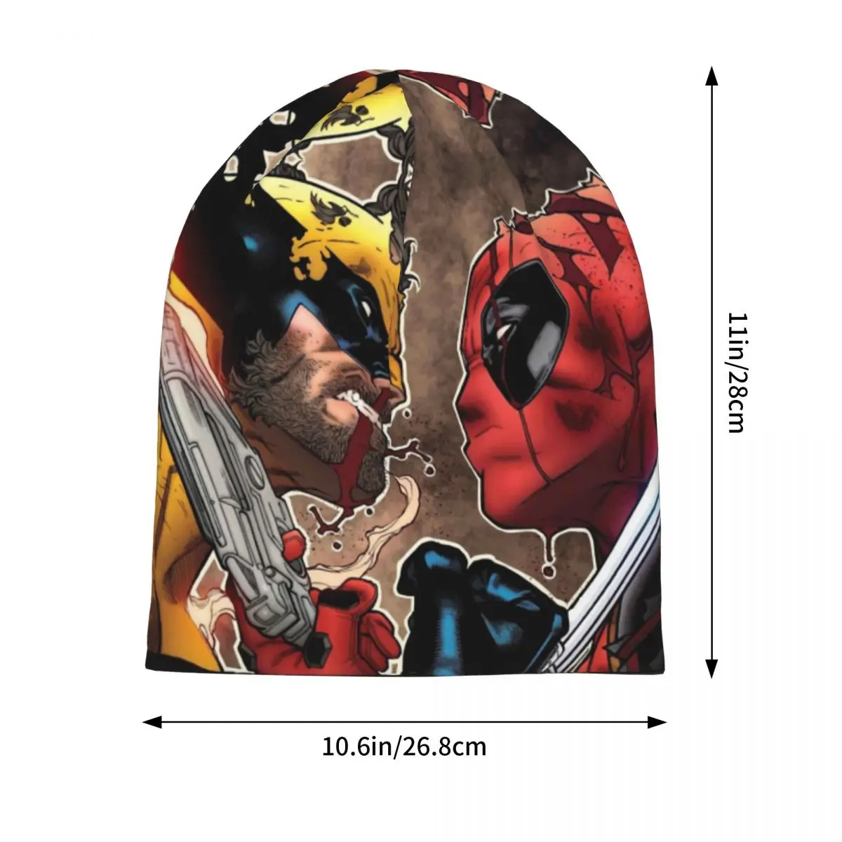 Шапка 2024 осенние и Весенние шапки MARVEL для мужчин женщин черепа Дэдпула Росомаха