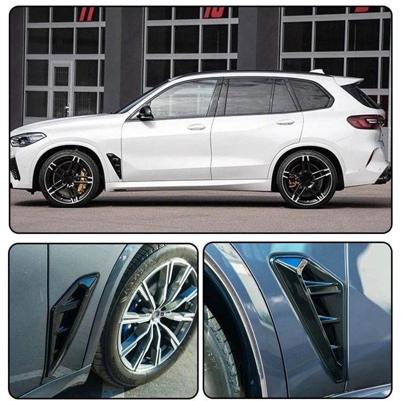 Автомобильная боковая накладка на жабры акулы с боковым воздуховыпускным