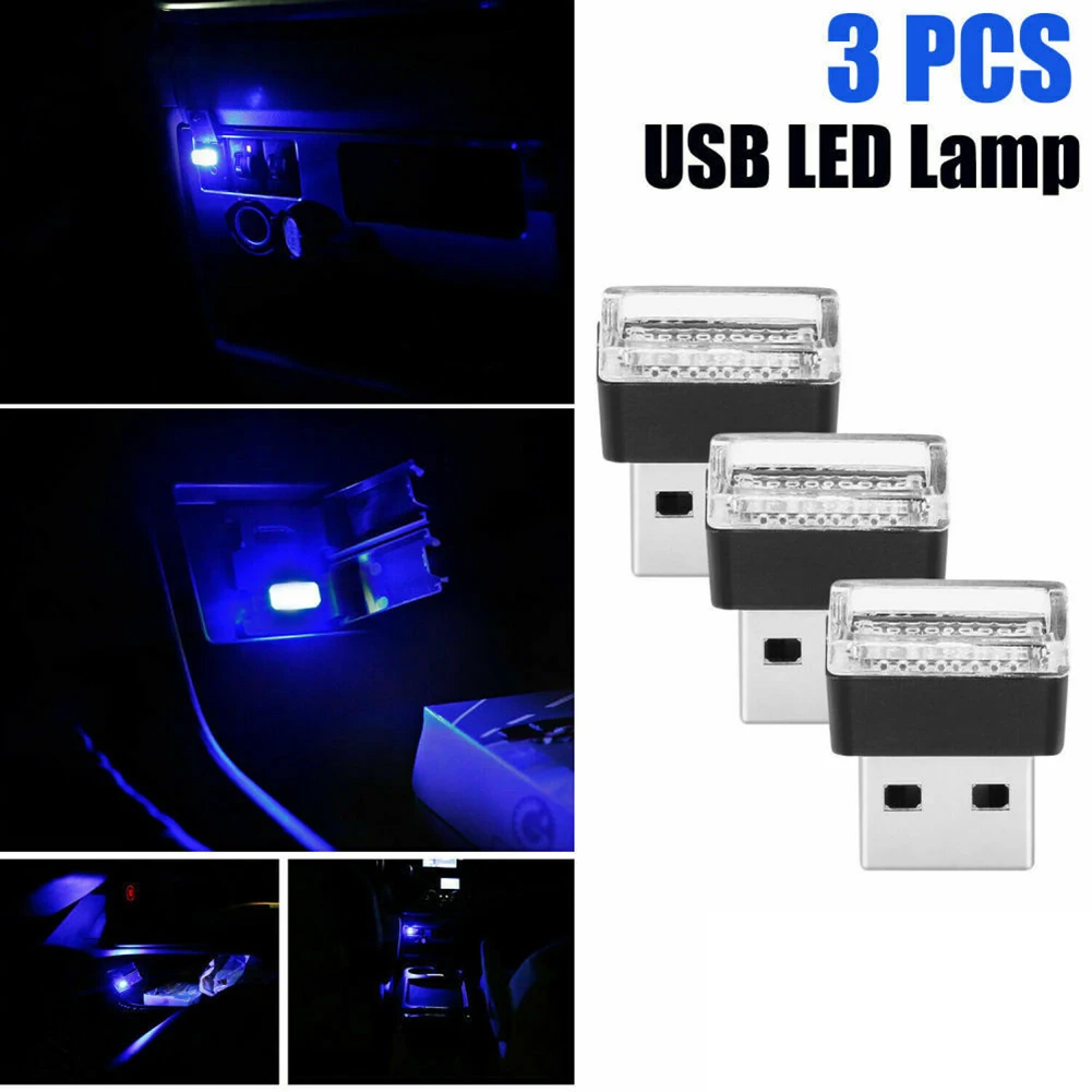 

Миниатюрный USB-светильник, 3 светодиода, 7*5*2,2 см