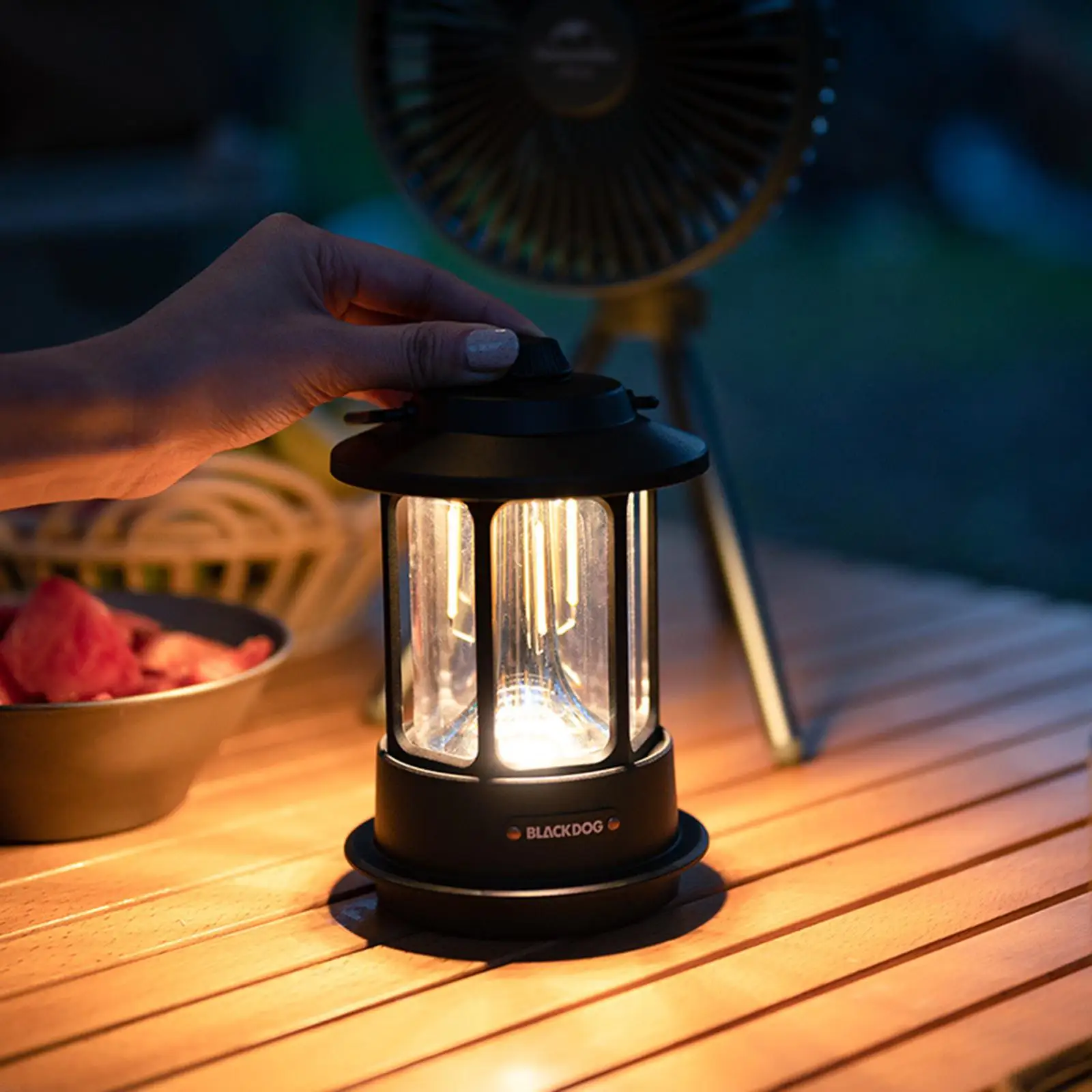 

Lantern Power Collapsible Lightweight Dimmable Retro with Reverse Charging Waterproof Camping Gear Camping Lamp for Emergency