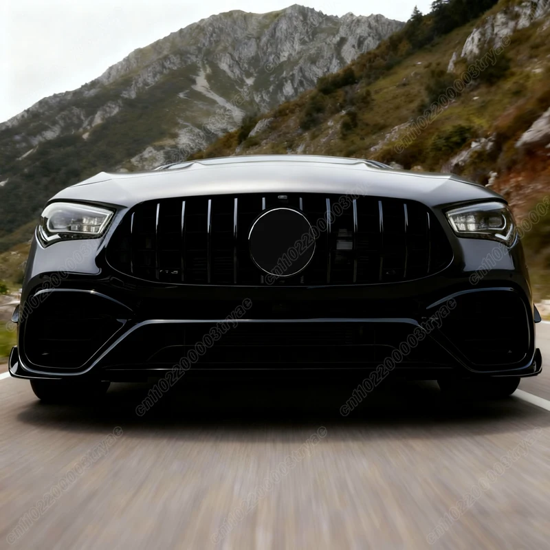 

Для Mercedes Benz CLA C118 W118 CLA45 2019 2020 2021 2022 2023 автомобильный передний бампер GT стиль решетка воздухозаборника гоночный комплект радиатора