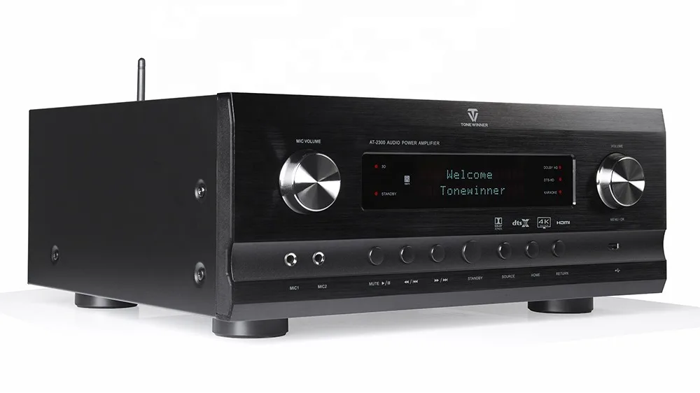 

Free Shipping 7.1.4 hifi AVR dolby atmos 4K HD av receiver home cinema audio system sound stereo karaoke integrated amplifier