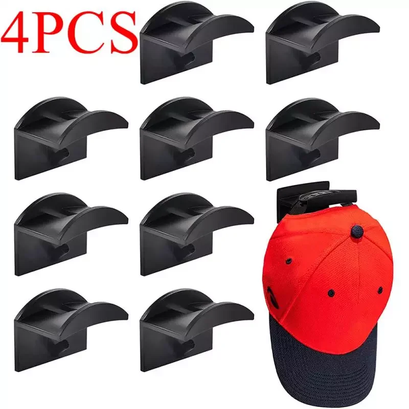 

Крючки для шляпы, 4 шт., самоклеящиеся крючки для бейсболки