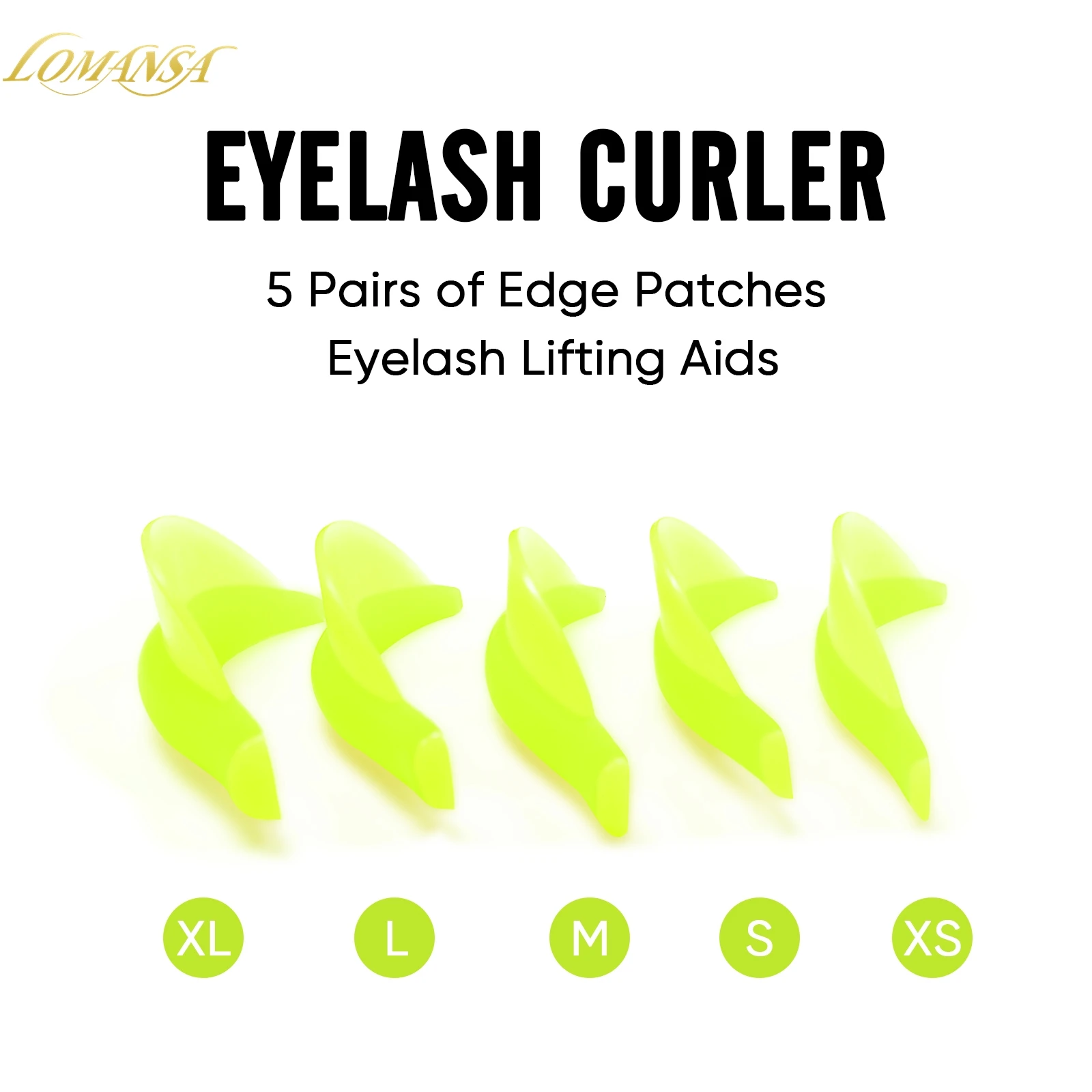 Lomansa 5 Пар U Curl Силиконовая Подушка Накладные Ресницы Аксессуары Липкие Стебли 3D