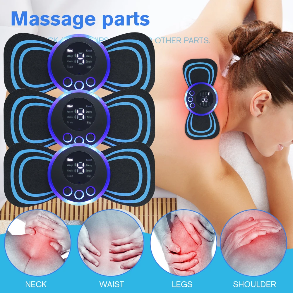 

Массажер Электрический шейный портативный для облегчения боли в мышцах и плечах