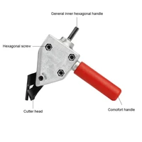 multi function stainless steel sheet metal cutter scissor head thin aluminum soft iron copper cutting household tools