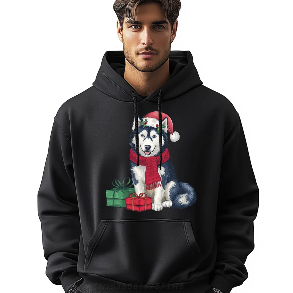 Рождественская праздничная шляпа Санта-Клауса собака Аляски хаски одежда