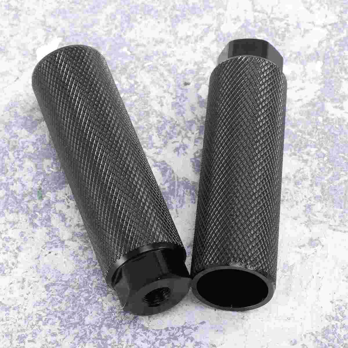 

Bike Pegs Bycicle Pedal Aluminum Alloy Bike Sturdy Axle Stunt Pegs Mountain Bike Accessory ( Black )