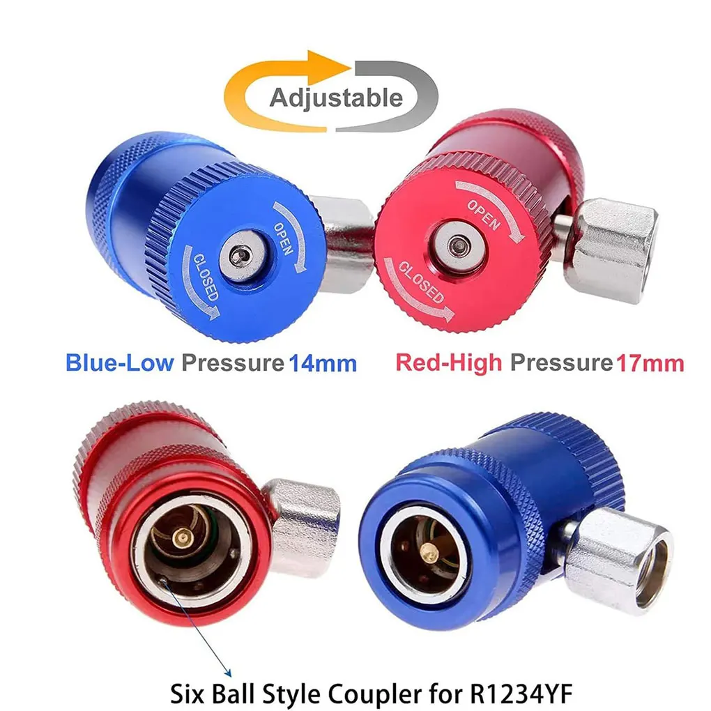 

Высококачественный и низкопрофильный ручной быстроразъемный соединитель, простая эксплуатация для автомобильного кондиционера