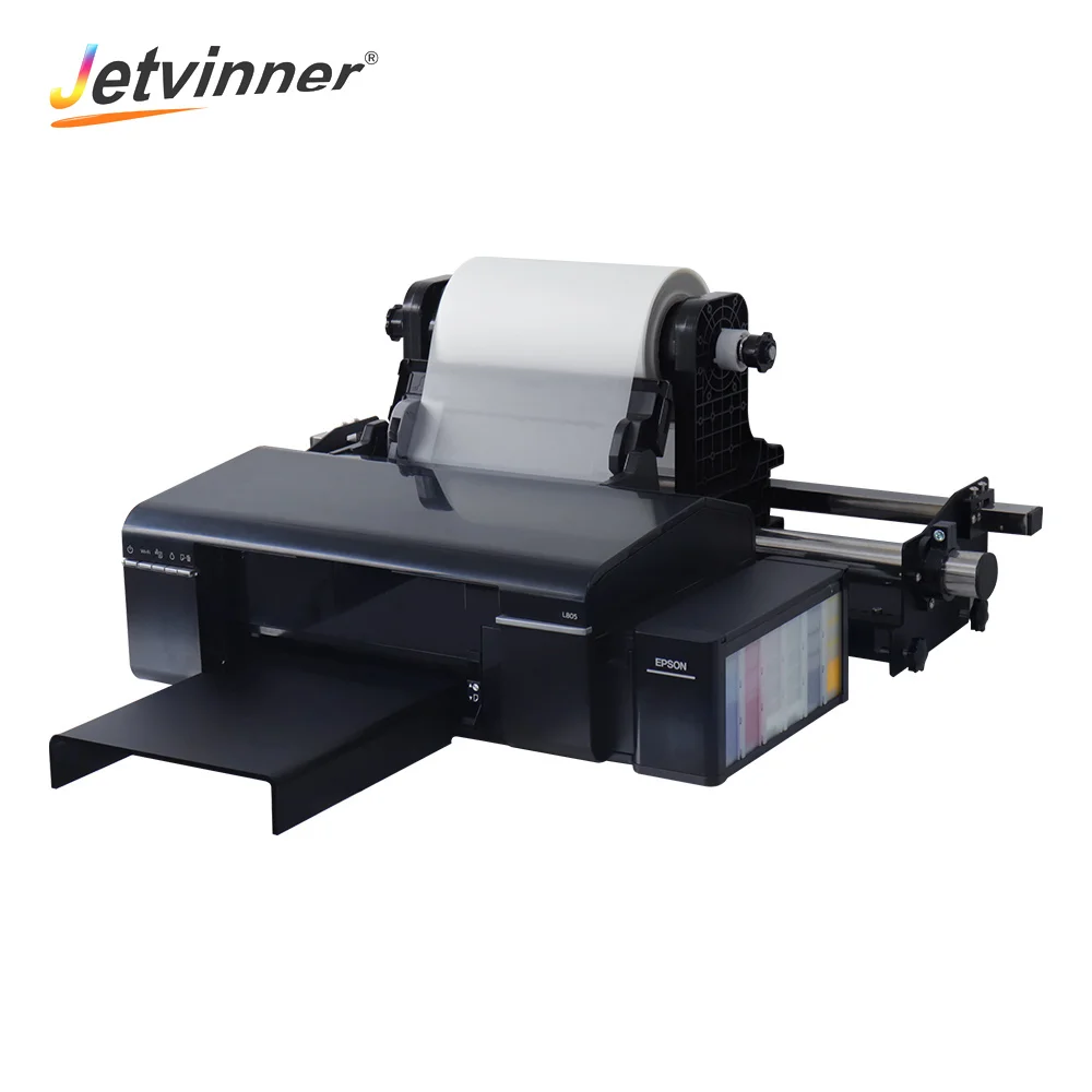 

jetvinner PET film in roll holder dtf Roll Printer with roll Software