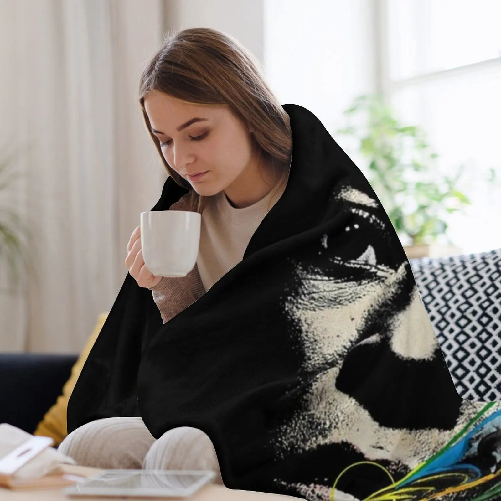 Миль Дэвис Квинт Джаз Дэвид Плед Мягкие Самые Фланелевые Одеяла