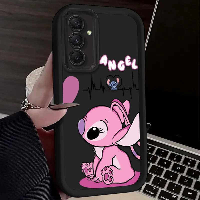 Cute Disneys Stitchs Phone Case for OPPO A5 A7 A16 A17 A38 A53 A54 A55 A58 A72 A74 A76 A78 A94 A98 4G 5G Cover
