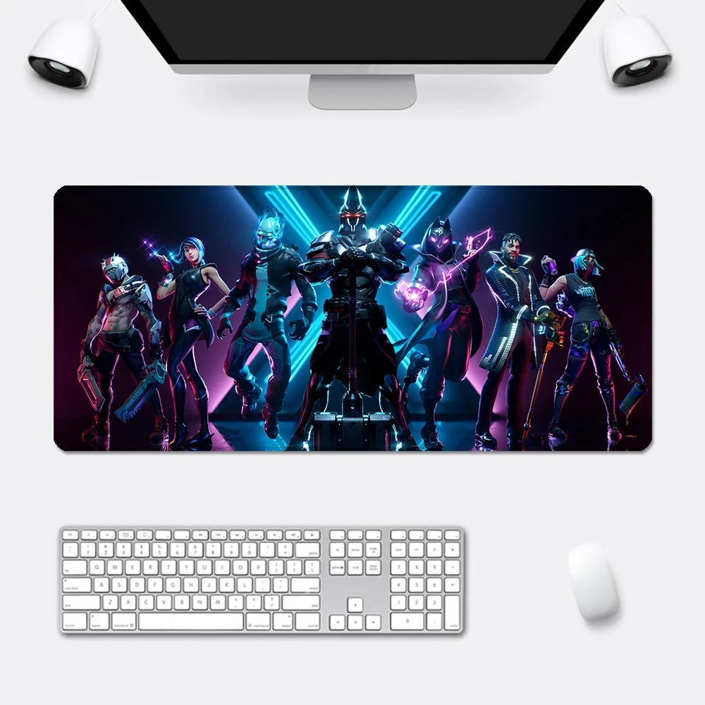 

Fortnites Cartoon Game Mousepad HD Printing Computer Gamers Locking Edge Non-slip Mouse Pad XXL90x40cm Keyboard PC Desk Pad
