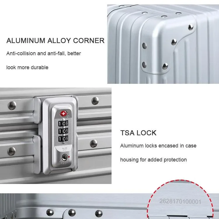 2024 OEM Многофункциональный стандартный защитный чемодан под заказ из алюминия для