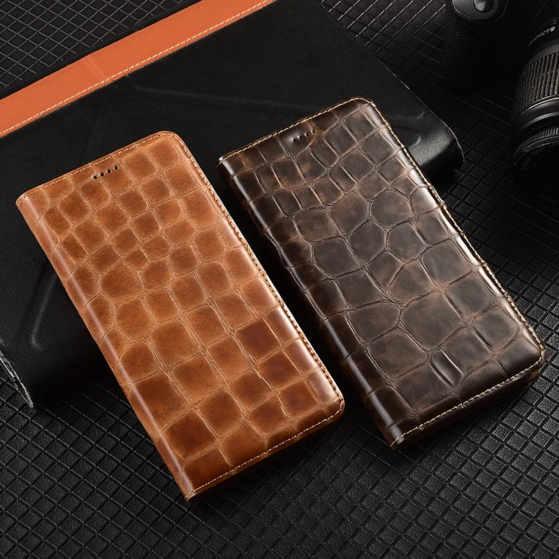 luxury genuine leather flip case for infinix hot 9 10 10i 10t 10s nfc 11 11s play pro protect cover phone card pocket wallet free global shipping
