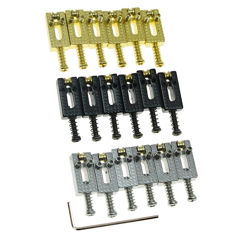 

Roller Tremolo Bridge Saddles System Replacement For Strat/Tele Telecaster Electric Guitar Guitar Accessories