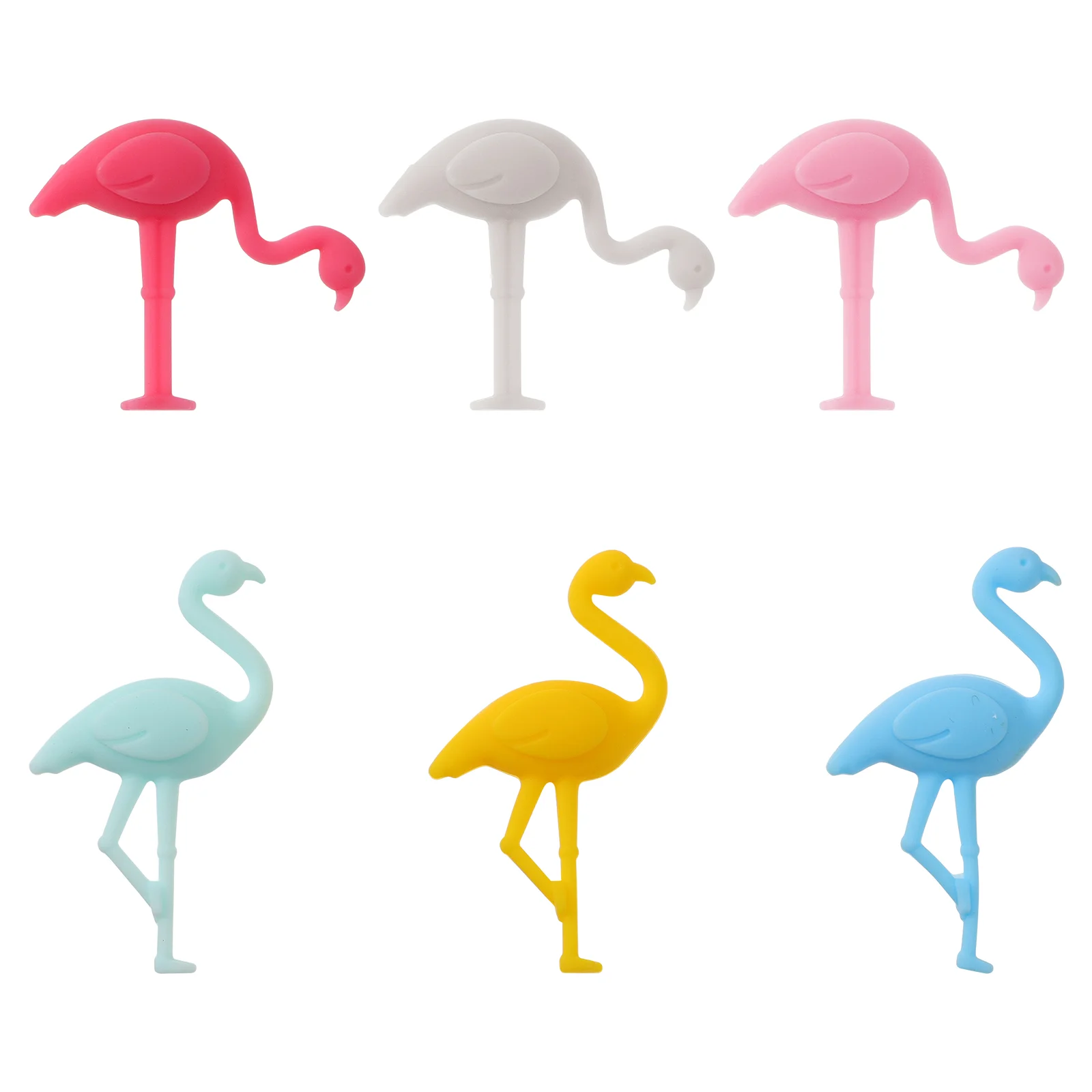 

1 Set Exquisite Flamingo Decorative Multipurpose Beautiful Glass Charms Charms