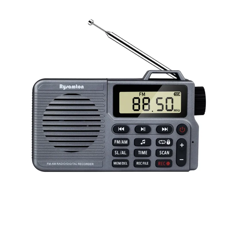 

Portable Multi-function FM/AM Dual Band Radio, Supporting Recording, Alarm Clock Function, Bluetooth Card MP3 Music Player