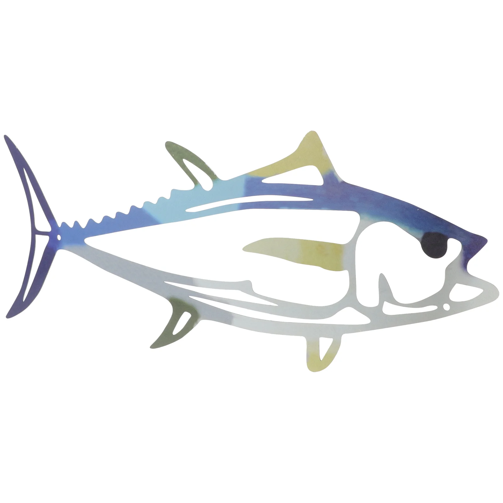 

Metal Garden Wall Decor Stainless Steel Shark Pendant Ocean Decorations Fish Sculpture