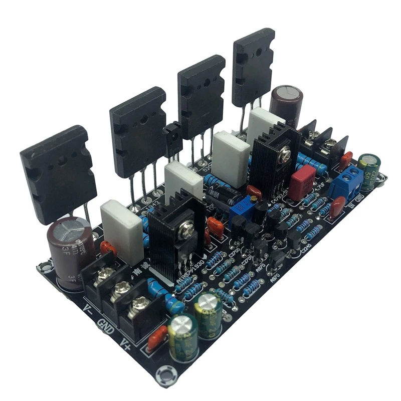 

HFES Mono Power Amplifier Board 1943+5200 High Power 200W After Tube Amp Board