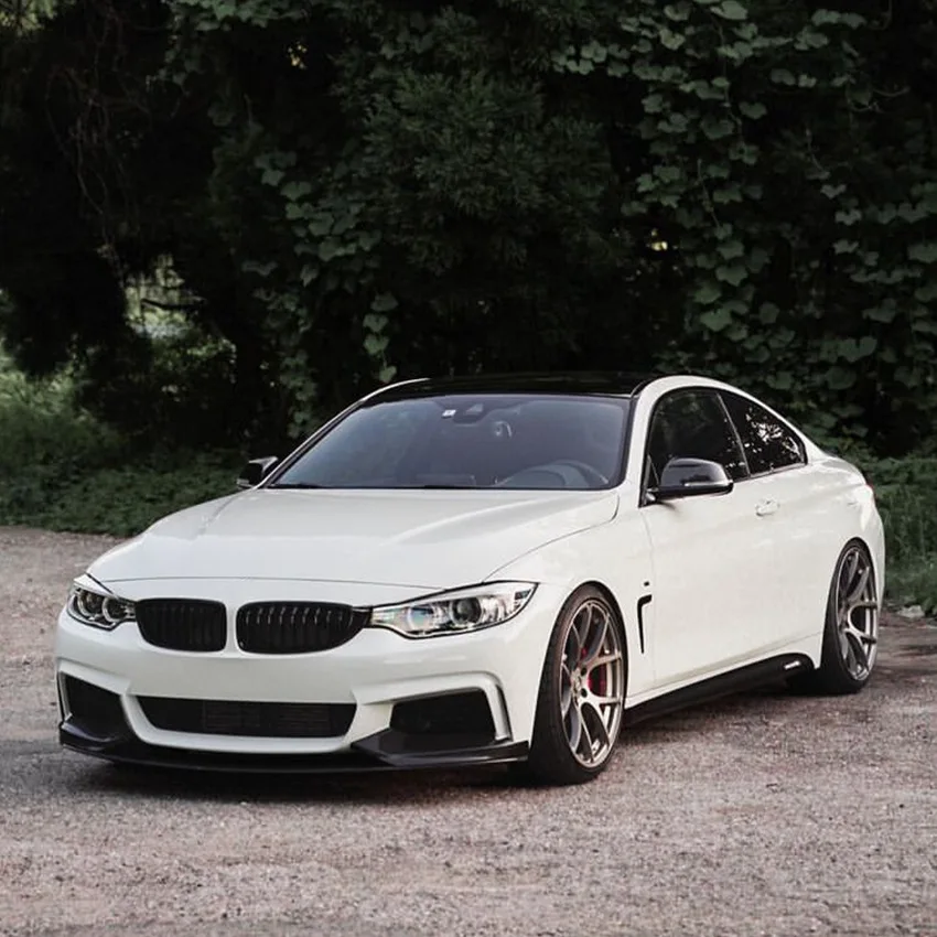 4 шт. M Performance Style передний бампер спойлер разделитель диффузор для BMW F32 F33 F36 серии
