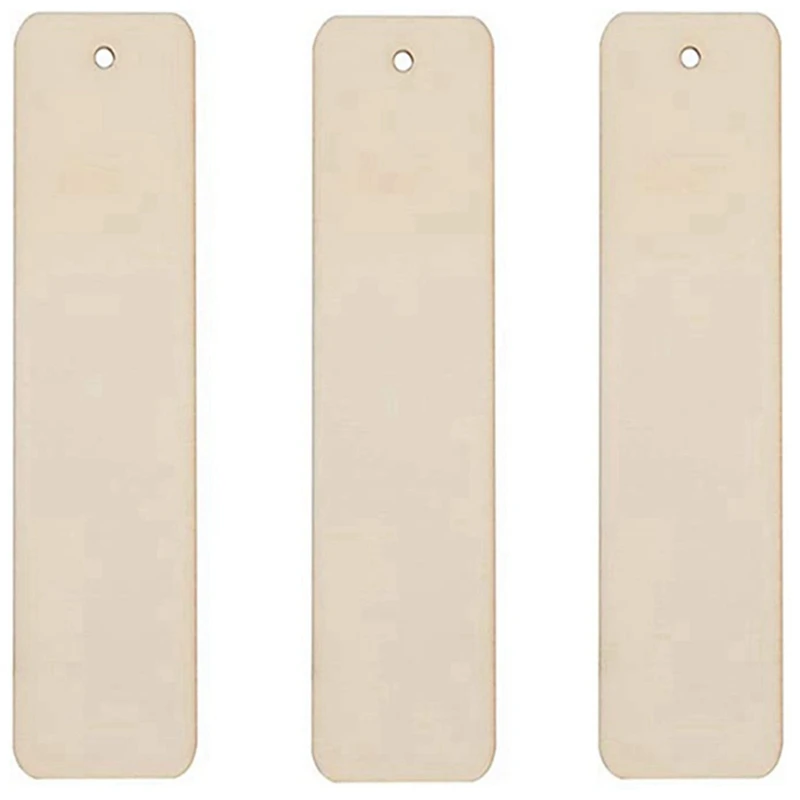 100 шт. деревянные закладки сделай сам пустые с веревками маркеры для книг