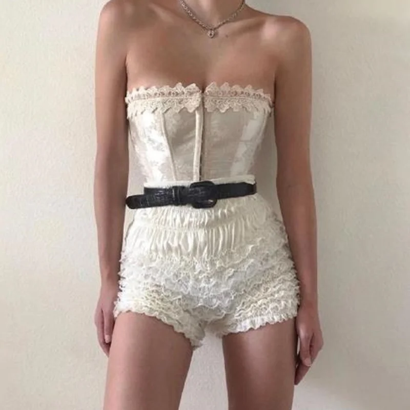 Шорты Lamuusaa с оборками