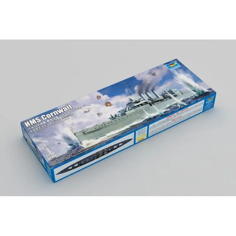 Trumpeter 06734 1/700 HMS Heavy Cruiser Cornwall — набор масштабной модели