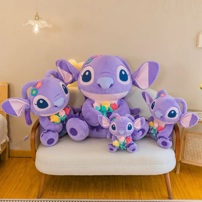 Плюшевая Кукла Дисней Лило Лаванда Таро Мягкий Фиолетовый Ангел Мягкая Игрушка