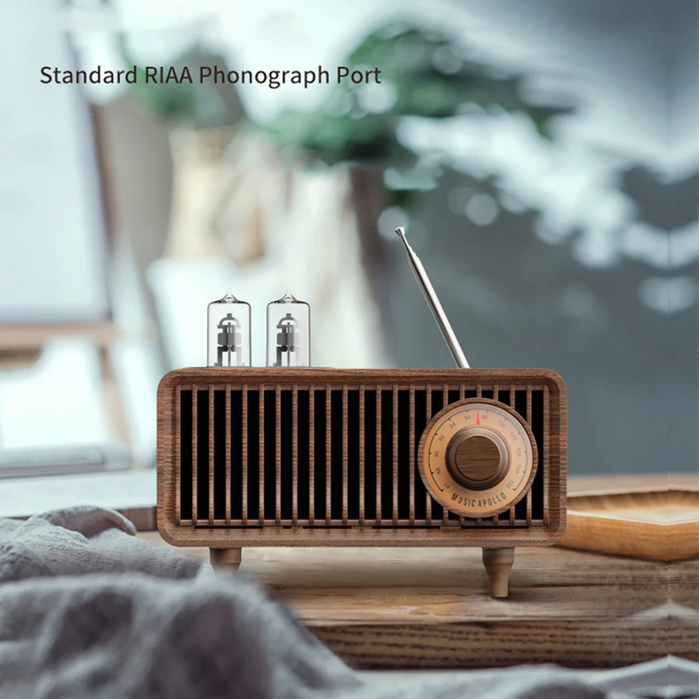 

Настольный портативный мини-динамик в винтажном стиле с поддержкой Bluetooth