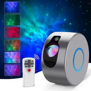 Colorful Starry Sky Galaxy Projector Light Rotating Water Waving Night Light Voice Control Romantic  in India