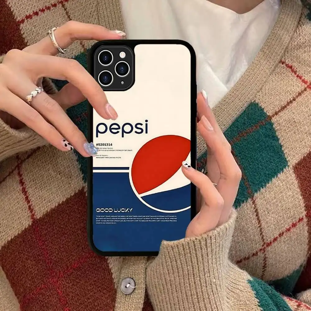 Фото Чехол для телефона P-Pepsis Cola PC+TPU для iPhone 17 16 15 14 13 12 11 Pro Max Plus, милый мультяшный дизайн №4