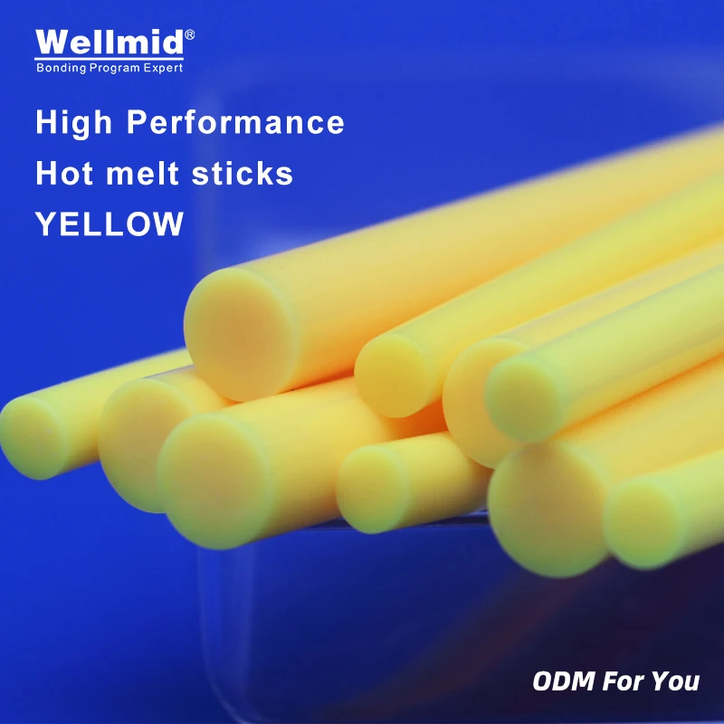 Желтые палочки термоплавкого клея эва 11 мм × 150 мм для ремонта поделок своими руками и скрепленных инструментов, металлическая игрушка, художественное изделие с тепловым пистолетом, клей