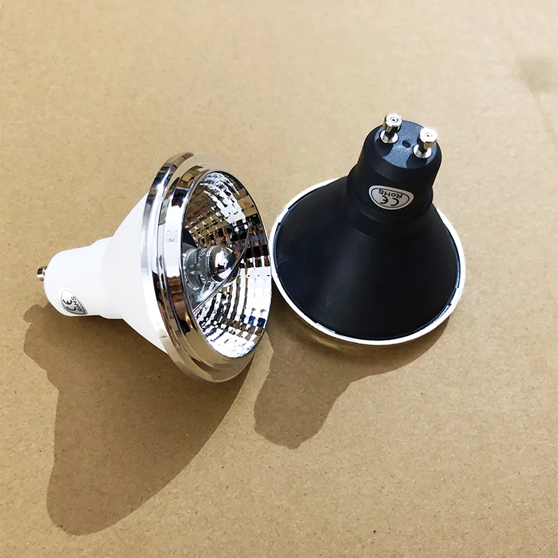 10 шт. светодиодный прожектор 7 Вт GU10 светодиодные лампы AR70 точечный светильник