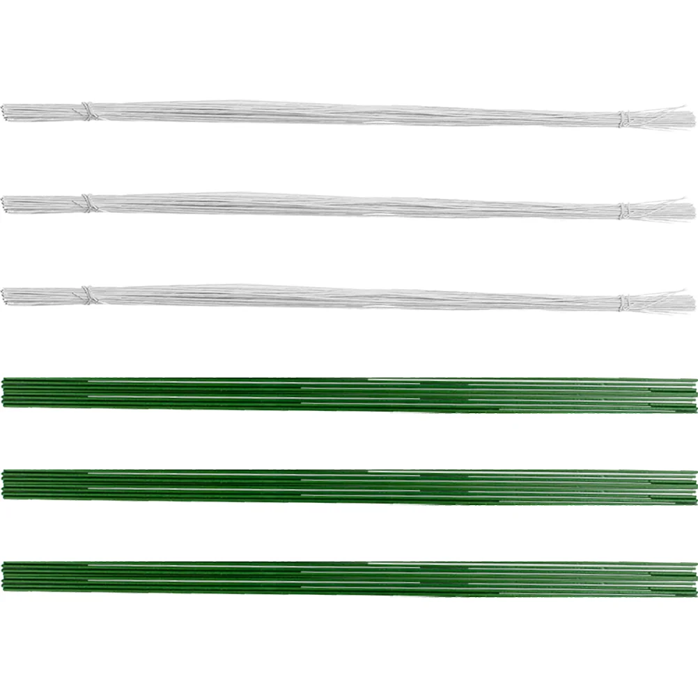 

200pcs Artificial Flower Stems Paper Iron Wire Floral Stem Flower DIY Tools