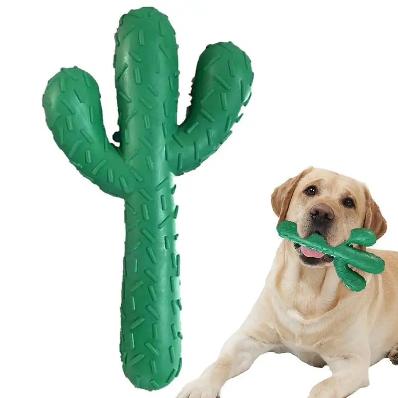 

Teething Chew Toys for Dogs Cactus Teethers Chew Toys for Dogs Rubber Dog Chew Toy for Promoting Positive Chewing Habit