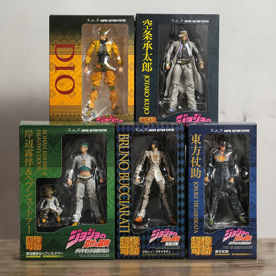 

JOJO SAS Super Action Statue Rohan Kishibe & Heaven's Door PVC Action Figure Collection Model Toy Xmas Gift