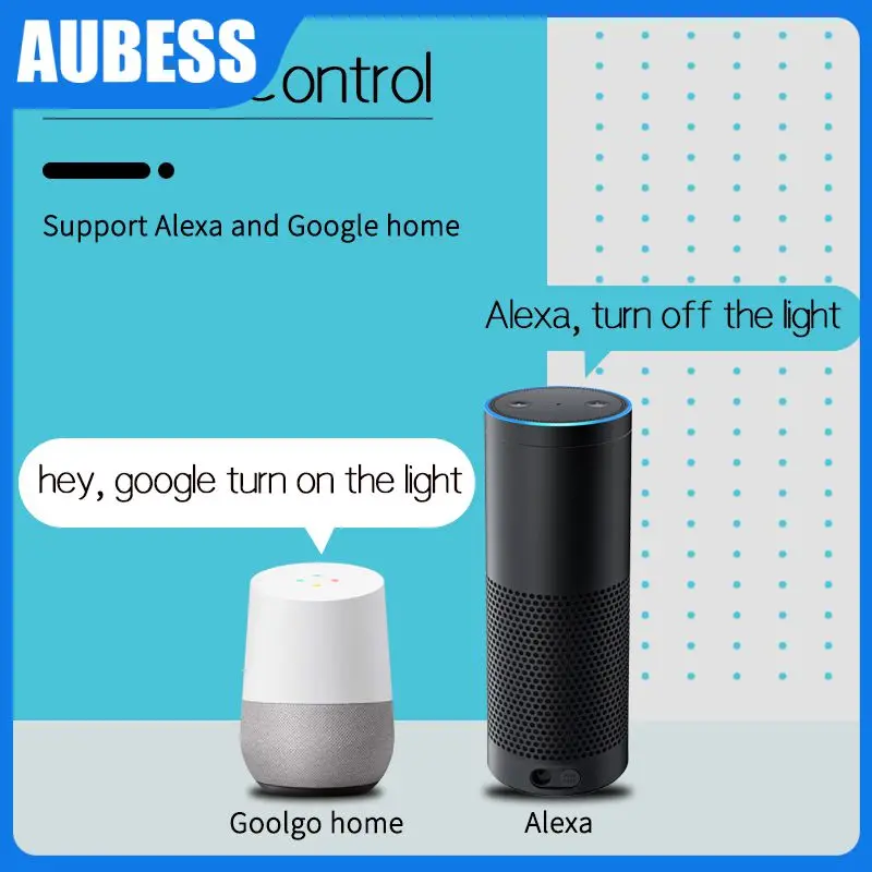

Hands-free Voice Control Light Bulb Wireless Wifi Smart Light Bulb Adapter 90-250v Smart Lamp Holder Smart Home E27 E26